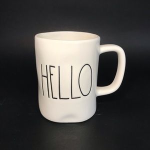 NWOT Rae Dunn LL HELLO Mug